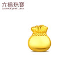 六福珠宝 足金添富投资金条袋袋有福金福袋黄金摆件单颗 计价 约1.00克