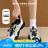 ZHR登山鞋女休闲户外运动轻便溯溪鞋女百搭拼接女鞋 G683 米黑 36