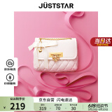 欧时纳（JUST STAR）包包女款2025年新款轻奢斜挎包百搭高级ck风小方包生日礼物女包