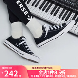 匡威（Converse）1970S经典男鞋女鞋低帮帆布鞋常青款学生情侣款运动休闲鞋 101001 黑色 偏大 41