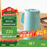 虎牌（TIGER）保温壶 304不锈钢时尚简约保温壶PWO-A12C-AC 水蓝色 1.2L