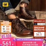 CAT卡特马丁靴工装鞋男鞋新复古回潮机车靴P7049/P712950/P712947 深棕P712950 39