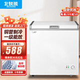 北极熊（BEIJIXIONG）冰柜商用卧式大容量冷柜家用冷藏冷冻单双温展示柜铜管部件 228单温【一级能效 升级铜管部件】