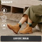 添柏岚（Timberland）官方踢不烂女款经典大黄靴防水|10361 10361W/小麦色 宽版 推荐大半码 37 推荐大半码