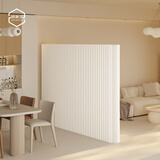 纸新艺屏风隔断客厅现代简易新款新中式可移动入户门遮挡风水办公室卧室 【白色】长2米*宽35cm*高1.6米