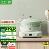 北鼎（Buydeem）【国家补贴】电磁炉 一体电磁炉锅 多功能电灶家用大功率电磁炉火锅 汤锅珐琅锅免火炒菜 限时补贴 【电磁炉|浅杉绿】多功能电磁炉|单炉
