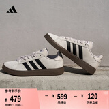 adidas「面包鞋」GRAND COURT BASE 00s休闲低帮板鞋男女阿迪达斯   灰色/黑色/酱紫   41