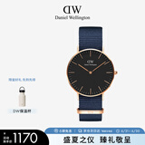 丹尼尔惠灵顿（DanielWellington）DW手表男女情侣表36mm尼龙带欧美石英腕表父亲节日礼物DW00100281