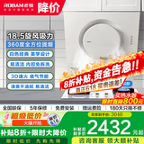 老板（Robam）油烟机 烟灶套装 侧吸家用油烟机5.2大火力燃气灶白色油烟机灶具 21A6H+57BA-G1