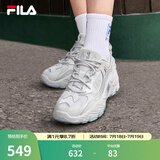 斐乐（FILA）官方掠夺者2女鞋男鞋情侣跑步鞋季老爹鞋时尚复古运动鞋 雨雾灰-NC【女款】 37.5