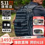 5.11（TACTICAL SERIES ）户外耐磨登山包511战术背包通勤突击rush12小时双肩背包56561 24小时-37L容量/黑灰色