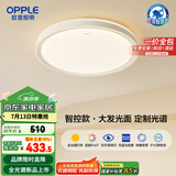 欧普（OPPLE）吸顶灯智控调光LED照明灯具全光谱智慧光圆卧包安装 品见4白