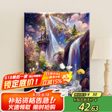 好久不见diy数字油画高难度填色画星河唯美治愈解压手绘油彩装饰画