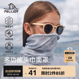 伯希和（Pelliot）户外魔术头巾男女透气围脖四季防护遮脸防沙骑行面罩16803202灰色