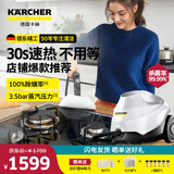 KARCHER德国卡赫 国家补贴蒸汽拖把家用高压高温清洁机厨房油烟机清洗机去油污30秒速热洗地机杀菌SC3
