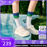斯凯奇（Skechers）洞洞鞋女士夏季外穿包头泡泡鞋透气软底凉拖鞋一脚蹬沙滩鞋111127