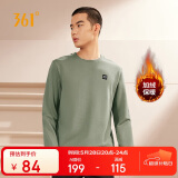 361°卫衣男士秋冬季加绒保暖圆领套头运动休闲外套上衣652344801D-2