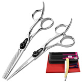 爱德华（EDWARD）发型师专业美发剪刀理发剪刀套装刘海剪打薄剪平剪无痕牙剪C62