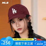 美职棒（MLB）官网男女帽子虞书欣同款软顶棒球帽春夏运动遮阳鸭舌帽生日礼物 洛杉矶道奇队/红色/66 均码 F