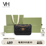 VANESSA HOGAN VH女包茵然软包系列复古太阳神斜挎包菱格链条腋下包小众单肩包