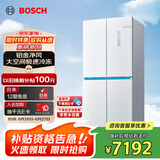 博世（BOSCH）【云朵白全域智净M8·轻享版】550升 风冷无霜冰箱 风路双循环 十字门冰箱BCD-550W(K5C821E23C)