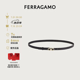 菲拉格慕（Ferragamo）女士黑色GANCINI双面腰带 0675180_C  _ 90（礼物送女友）