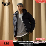 Reebok锐步官方新款户外羽绒服男女款外套新一代轻薄保暖舒适 22CFR203U001 连帽 M