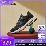 斯凯奇（Skechers）男鞋夏季透气厚底增高老爹鞋休闲熊猫鞋软底运动鞋潮鞋237067