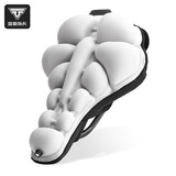 塔斯队长自行车坐垫套空气减震山地车公路车通用防屁股痛座垫套骑行装备 白色-3D充气坐垫