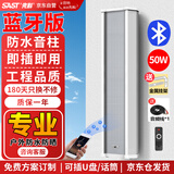 先科（SAST）50W户外蓝牙防水音柱室内外无线壁挂音响功放壁挂喇叭套装音箱学校操场会议公共广播店铺音乐主机
