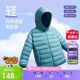 安踏儿童羽绒服男女大童小童2024冬季加绒保暖轻薄羽绒外套A72447907