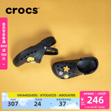 卡骆驰crocs洞洞鞋贝雅男鞋女鞋轻便耐磨一脚蹬拖鞋休闲鞋|10126 黑色-001 41 /42(260mm)