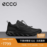 爱步（ECCO）运动鞋男 网面透气轻盈户外休闲跑步鞋 驱动系列820264 黑色42