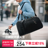 博牌旅行包出差商务包单肩斜挎短途男士手提包大容量行李袋旅游