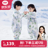 良良（liangliang）婴儿睡袋夏季空调房防踢被宝宝纯棉可拆袖儿童睡袋 林中歌·春秋款【适合20-25℃】 S（建议身高60-75cm）