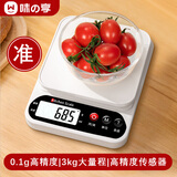 味之享厨房秤电子秤家用高精度克秤小型称重食物称烘焙克重秤