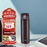 虎牌（TIGER）保温轻量便携弹盖水杯MMJ-A48C-TC可可布朗尼480ml