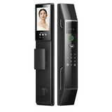 英典K16智能门锁指纹锁3D人脸识别智能锁电子锁家用防盗入户门密码锁 K16
