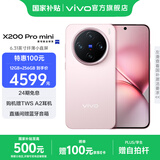 vivo X200 Pro mini 国家补贴 6.31 英寸纤薄小直屏  5700mAh蓝海电池 蓝晶 x 天玑9400 拍照 AI手机 微粉 12GB+256GB 官方标配