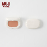 无印良品 MUJI 柔雾腮红 腮红盘 彩妆 化妆品 202朱颜2.2g 单色