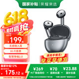 荣耀亲选耳机TiinLab S7 (与 华为FreeBuds 4E 都是半入耳) 蓝牙耳机 舒适佩戴 Hi-Fi音质   钛银色
