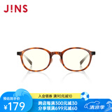 睛姿（JINS）防蓝光眼镜儿童学生防辐射眼镜护目镜TR90镜框FPC17A104【2-8岁】 487 棕色（有包装）