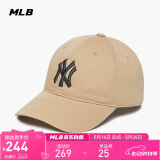 MLB帽子男女软顶棒球帽虞书欣明星同款运动鸭舌帽3ACP6601N-50SAS-F