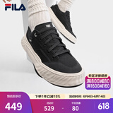 斐乐（FILA）官方川行鞋FOSSO男鞋复古帆布鞋新款休闲鞋 黑-BK 40