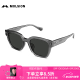 MOLSION陌森潮流太阳镜女2025肖战同款墨镜男方框高清偏光MS3129&MS3128 MS3129C11透灰框+灰色片 偏光
