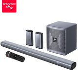 山水（SANSUI）DV-91K回音壁电视音响 家庭影院 5.1声道套装无线3D环绕独立低音炮 家庭客厅壁挂智能蓝牙音箱
