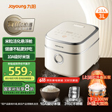 九阳（Joyoung）全新升级3代不粘0涂层3升家用2~3人远红外电饭煲无涂层316L不锈钢内胆IH加热【九阳漫生活】30N1U