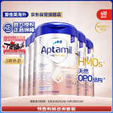 爱他美（Aptamil）德国白金版HMO 婴儿配方奶粉pre段(0-6月)800g 6罐箱装 德爱白金