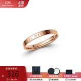 丹尼尔惠灵顿（DanielWellington）DW戒指男女对戒 时尚饰品素圈情侣戒指 表白生日礼物送女友 尺寸56 DW00400019