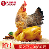 天农 供港咸香清远鸡 1.6斤 鲜熟食 古法盐焗清远老母鸡走地鸡 冷冻